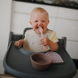 Siliconen bowl met zuignap - Cloudy Mauve
