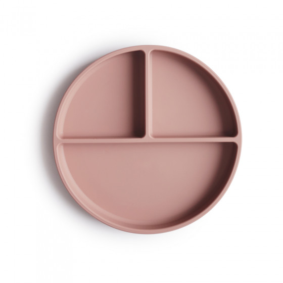 Siliconen bord met zuignap - Blush Siliconen bord met zuignap - Blush
